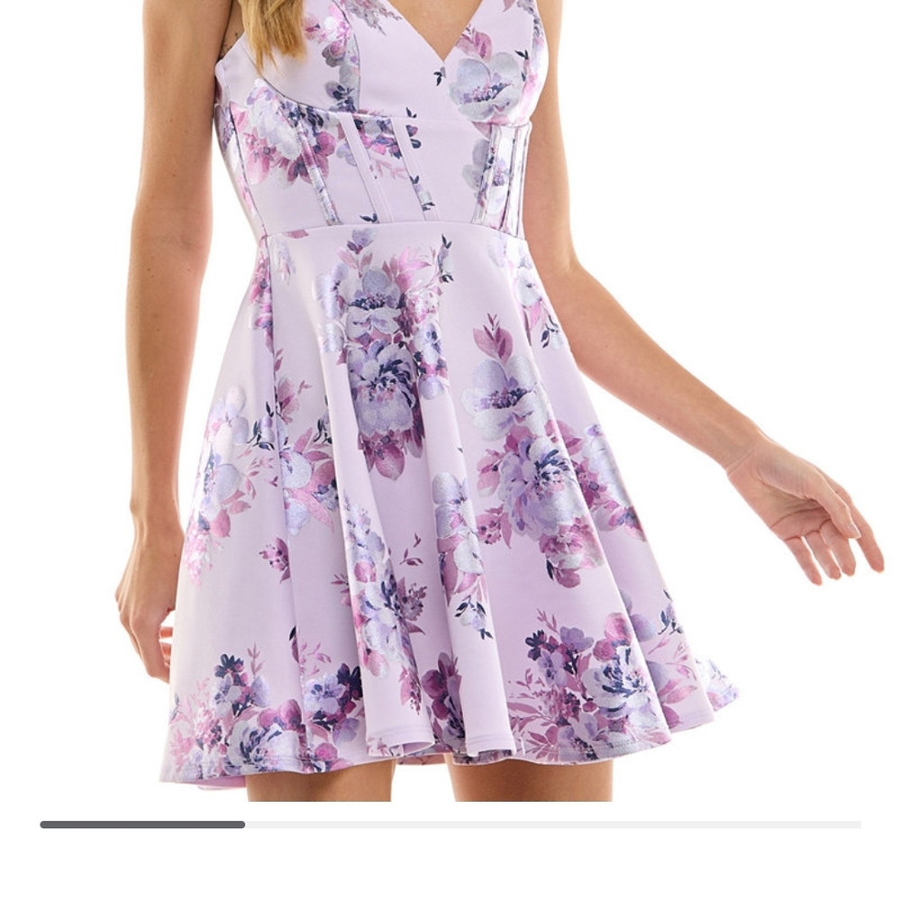 Floral V-Neck Dress